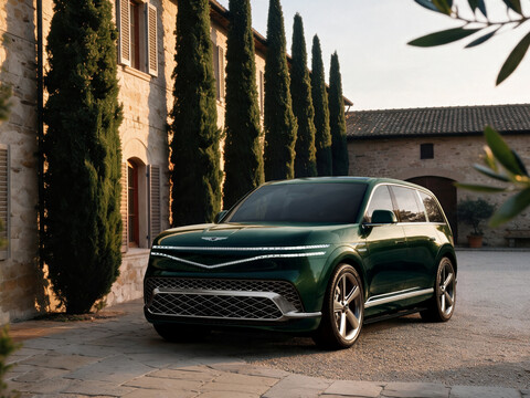 Genesis GV90: флагманский электро-SUV с дверями без стойки и батареей на 123,5 кВтч