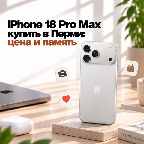 iPhone 18 Pro Max: купить в Перми, цена и какую память выбрать