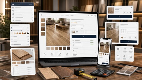 Напольные покрытия на InSales: доработка карточки товара для расчёта упаковок по площади
