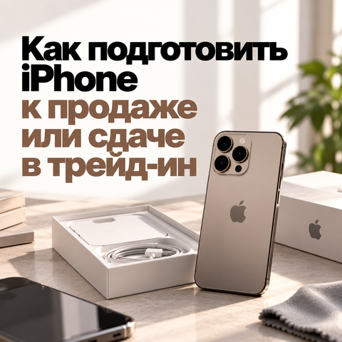 Как подготовить iPhone к продаже или сдаче в трейд-ин