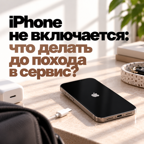 iPhone не включается: что делать до похода в сервис