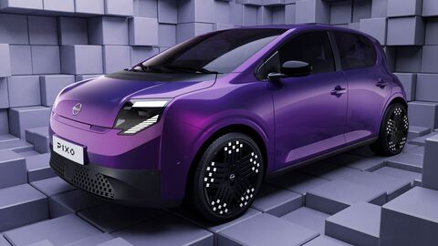 Nissan Pixo: пиксельный электрохэтчбек на базе Renault Twingo