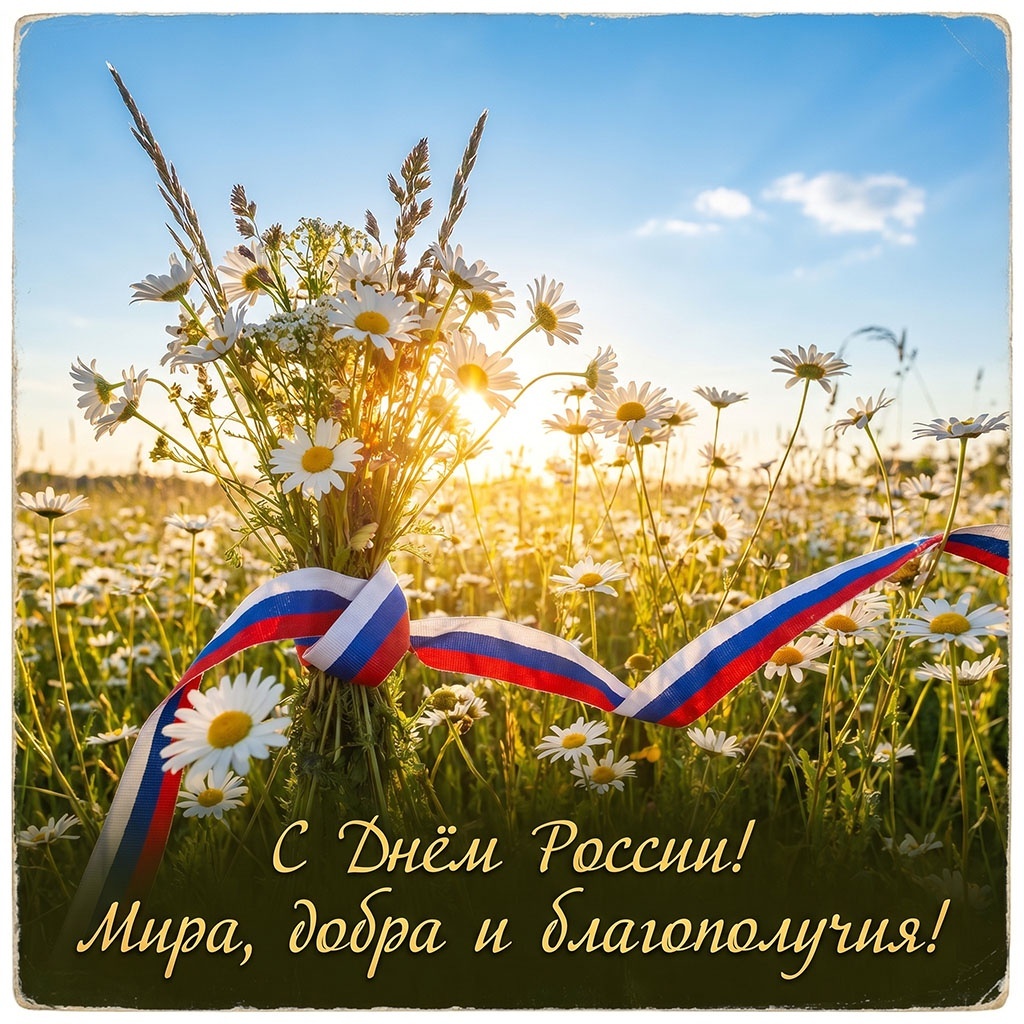 ПОЗДРАВЛЯЕМ С ДНЁМ РОССИИ!