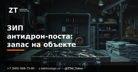 ЗИП антидрон-поста: что держать на объекте