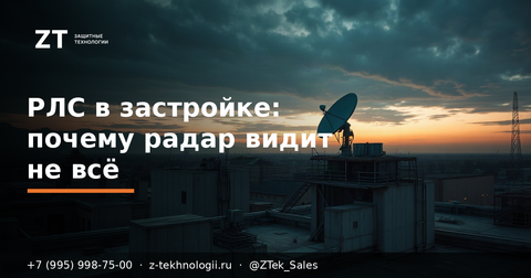 РЛС в застройке: почему радар видит не всё