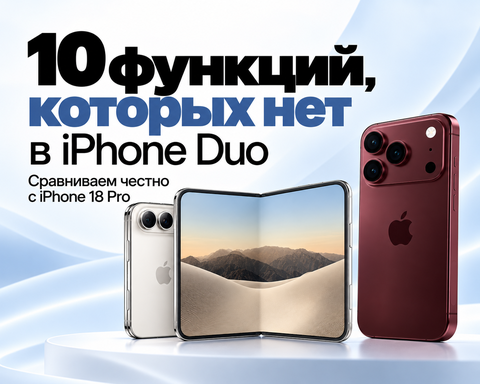 10 функций, которых нет в iPhone Duo — сравниваем честно с iPhone 18 Pro