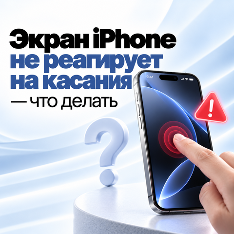 Экран iPhone не реагирует на касания — что делать