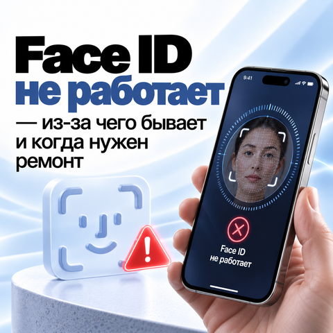 Face ID не работает — из-за чего бывает и когда нужен ремонт