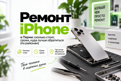 Ремонт iPhone в Перми