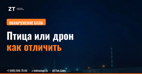 Птица или дрон: как система различает цель