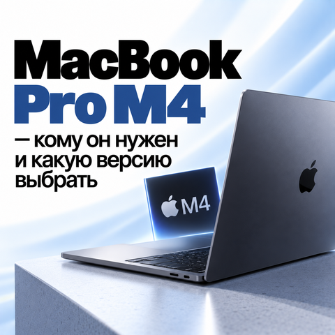 MacBook Pro M4 — кому он нужен и какую версию выбрать