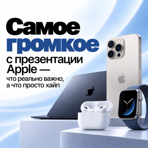 Самое громкое с презентации Apple — что реально важно, а что просто хайп
