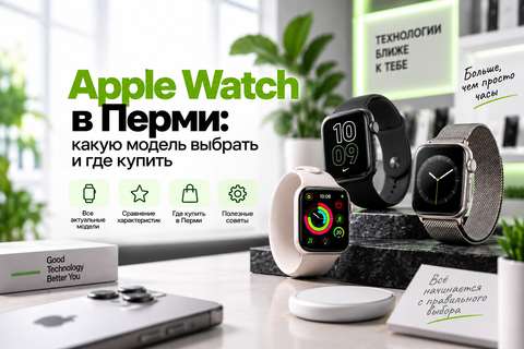 Apple Watch в Перми: какую модель выбрать и где купить