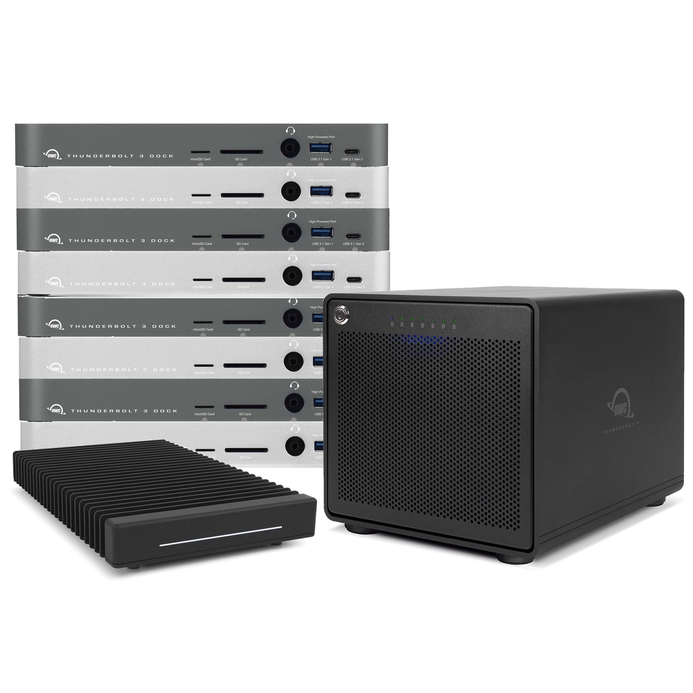 Линейка продуктов OWC с интерфейсом Thunderbolt 3