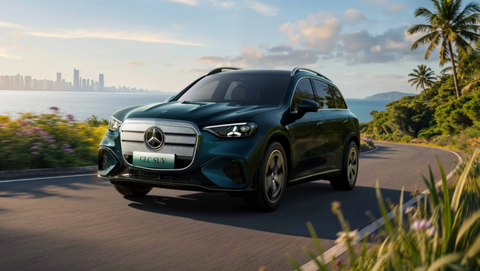 Электрический Mercedes-Benz GLC: премьера в Китае с экраном почти на метр