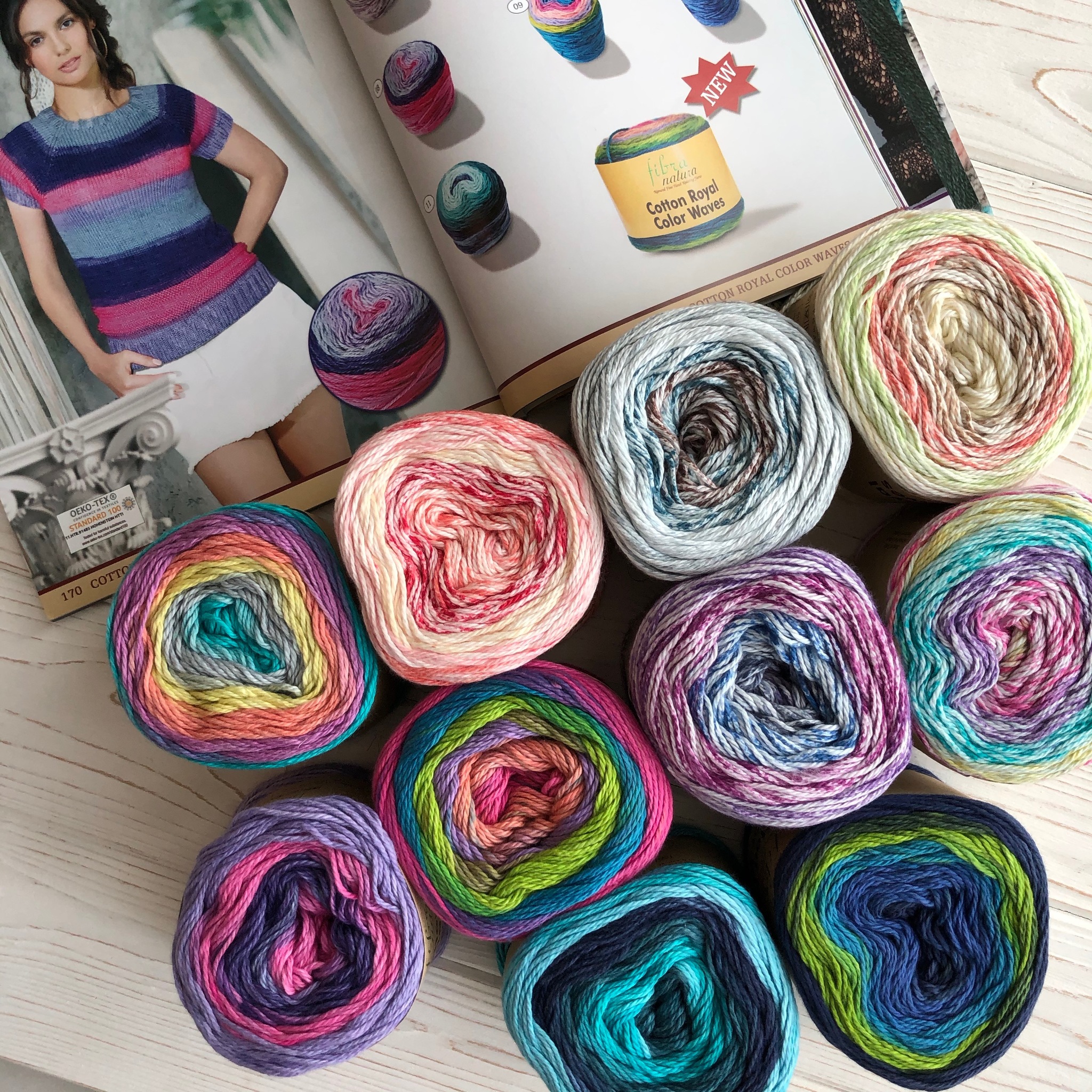 Fibra Natura Cotton Royal Color Waves