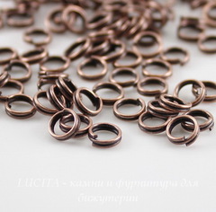 Колечки соединительные для бижутерии (двойные) 