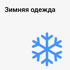 Зимняя одежда