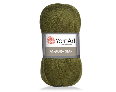 Angora Star (20% шерсть, 80% акрил; 100г/500м)