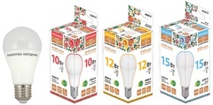 Лампы светодиодные LED Е27 А60 Народные