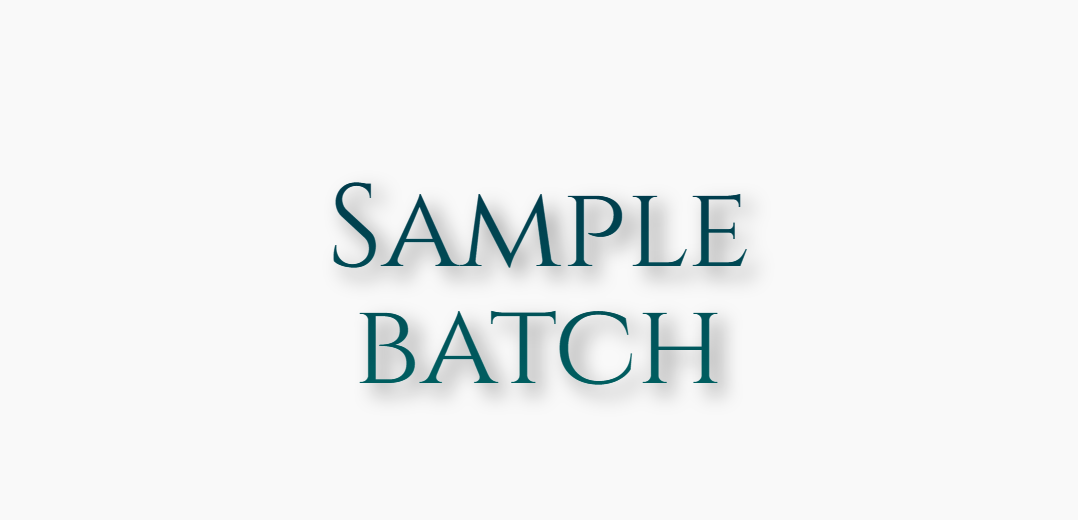 Sample batch
