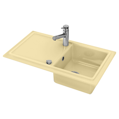 Duravit Cassia 7513861900 Кухонная мойка 50 860x510, бежевая фото