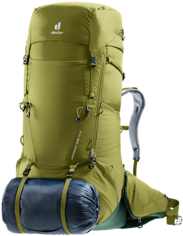 Картинка рюкзак туристический Deuter Aircontact Core 70+10 Cactus/Ivy - 4