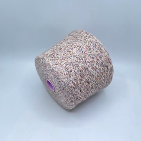 Бобинная пряжа (пр.Италия),art-4364 2/15 750м/100гр. 8% Хлопок, 75% Меринос, 17% Полиамид, цвет-Мозаика(332/581), арт.35285