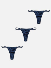 Набор стринг Classic DARK BLUE