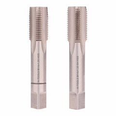 Метчик М14х1,25 (Комплект 2шт) DIN2181 HSS-G 6h 70мм a=9,0 H-Tools 235143HT