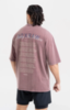 Футболка Boxraw Poetry In Motion Oversized Бордовый