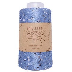 Paillettes на конусе 256 (джинсовый)