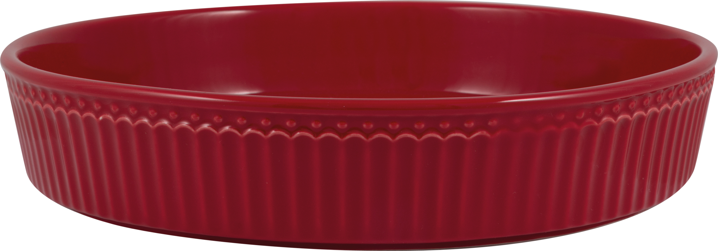 Блюдо для пирога Alice claret red 25 см