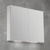 BelBagno SPC-2A-DL-BL-800 Зеркальный шкаф, цвет: серый