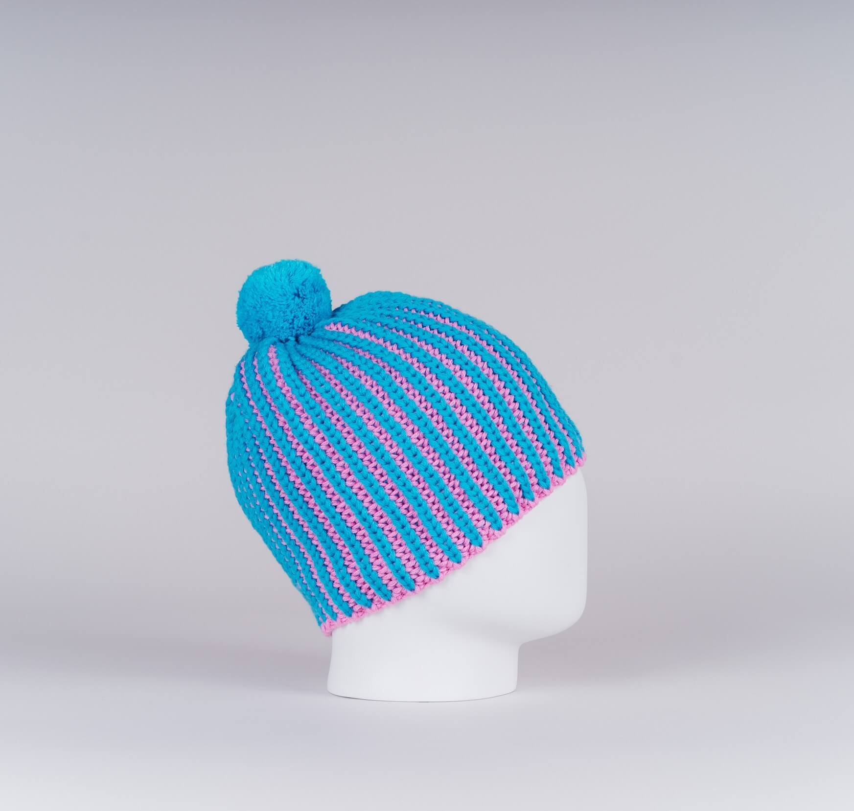 Вязаная шапка с шерстью Nordski Wool blue - 3