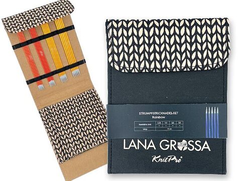 Набор чулочных спиц Lana Grossa Rainbow 15 см