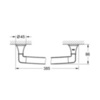 GROHE Grandera 40633IG0 Поручень для ванны