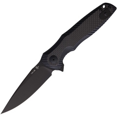 Фото Складной нож Spartan Blades Poros, сталь 154CM, рукоять G10/карбон, черный