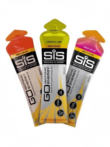 Набор углеводных гелей SIS Go Isotonic Gel лимон-апельсин-фруктовый салат