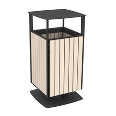 Парковая урна PO-460, 460*460*860 мм.