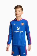 Футболка с длинными рукавами adidas Manchester United 26/27 Away Junior - синий