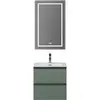 BelBagno KRAFT 39-500/390-2C-SO-VO База под раковину подвесная с фрезерованными ручками по всей длине фасада с 2 выкатн. ящ., Еловый Мат.,500x395x500