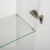 BelBagno UNO-1600-1A-SC-BO Шкаф подвесной с фрезерованной ручкой с торца фасада, одной распашн. дверц. доводчик., дв. полки, ун.,330x300x1600,Bianco Opaco