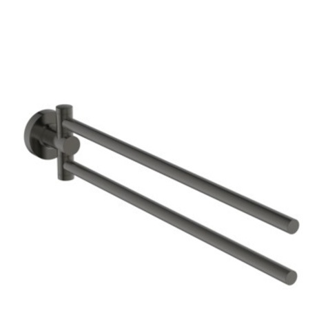 Ideal Standard Iom A9131A5 Двойной полотенцедержатель, с крепежом. Поворотный на 180°, диаметр трубы 12 мм