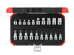 Набор головок и отверточных вставок 1/2" и 3/8" 20шт | Gedoretools.ru