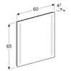 Geberit Option Basic 500.586.00.1 Зеркало с подсветкой, двухсторонняя подсветка, 60x65см