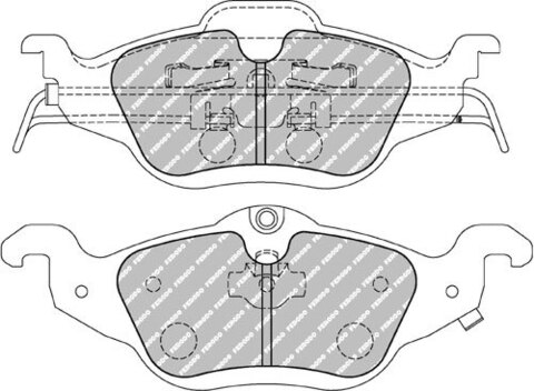 FDS1293 Тормозные колодки дисковые DS PERFOMANCE