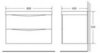 BelBagno Marino MARINO-800-2C-SO-RW-P Тумба под раковину подвесная, 80x44.8, цвет: Rovere Moro