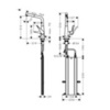 Hansgrohe 73812800 Смеситель для кухни с выдвижным изливом и лейкой