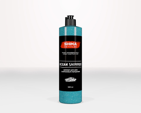 SHIMA DETAILER OCEAN SHIMMER Шиммер для шин с бирюзовым мерцанием, 500мл
